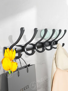 No Punch Hanger Wall Hanging behind the Wall Door Row Hook Entrance Clothes Hook Hallway Clothes Hook Hanging Coat Hat Wall