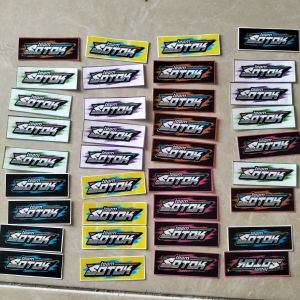 STIKER TEAM SOTOK | STIKER PACK ISI 36 BIJI