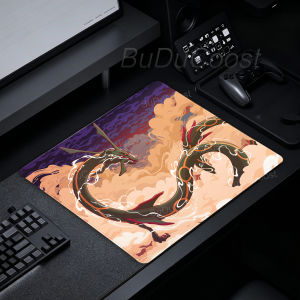 Bandai | Anime Pokémon Mega Rayquaza Mouse Pad Gamer Laptop Keyboard Desk Mat Office PC Mousepad E-Sports Small Pads Gaming accessories