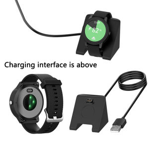 Zionia Watch Charger Charging Cable Cradle Dock Adapter for Garmin Fenix 7 7X 7S 6 6X 6S Pro Sapphire Solar 5 5X Plus Vivomove 3S Vivoactive 3/4/4S Venu 2 2S SQ Captain Marvel Rey Forerunner 265/265S/255/255S Music 955 Solar 965 epix Gen 2 Instinct