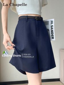 La Chapelle | Slim Fit High Waist Light Summer Tencel Linen Shorts