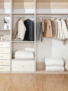 กระเป๋าเก็บของ ถุงเก็บผ้านวม ถุงเก็บเสื้อผ้า ผ้าหนา กันน้ำและกันฝุ่น ความจุ 150L จุได้เยอะ จัดเก็บของเป็นระเบียบ คละลาย