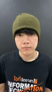 หมวกกันหนาว หมวกไหมพรม หมวกผ้าฟลีซ หมวกคลุมศรีษะ หมวกขนแกะ หมวกคลุมทหารอเมริกัน 05-A4