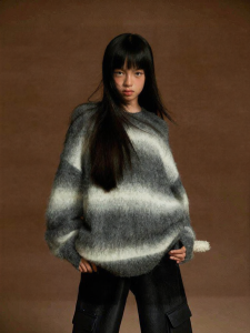LOVESASAKIDS | Soft Brushed Texture Wool Blend Sweater