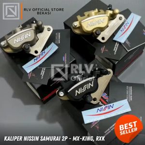 Kaliper Nissin Samurai Brake 2 Piston Yamaha Jupiter MX King Rx King Byson Vixion