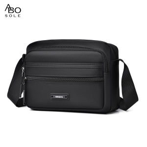 ABOSOLE Mens Shoulder Bag Fashion Waterproof Messenger Bag Travel Bag Business Bag Phone Bag Large Capacity Cross Body Bag Lightweight Casual Bag Leisure Sport Street Bag