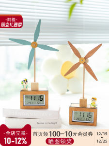 Creative Cream Style Living Room Table Clock Stand Silent Battery Powered Decorative Wall Hanging Clock Nordic Style Home Decor