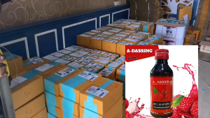 ฝาแดง A-DASSIN น้ำหวานเข้มข้นกลิ่นราสเบอรี่ 30 ML จำนวน 1 ขวด ADS3-1