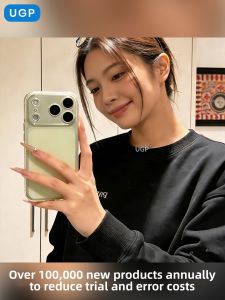 UGP | Green Matte Transparent Premium Niche Style iPhone Case for Females
