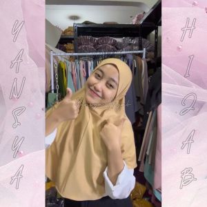 BERGO JERSEY TALI NON PET Size M / BERGO MARYAM | HIJAB JILBAB INSTAN BERGO TALI - Yansya Hijab