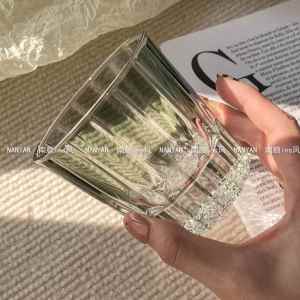 Elegant Crystal Whiskey Glass Cup Hiroshige Cutter Starlight Design Home Gift Lightweight Luxury Craft round Colorful Glassware