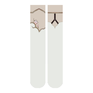 Long Velvet Stockings Printed Swan Velvet Cosplay Over-Knee Socks for Girls High-Tube Shape Beautifying Legwear All Seasons