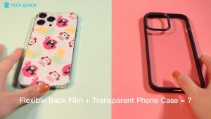 Rock Space ฟิล์มหลัง พร้อมสำหรับ Iphone Huawei Xiaomi Samsung Oppo Vivo และ ฟิล์มไฮโดรเจล Hydrogel Back Film ลอก หลายสี