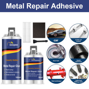 AB Casting Repair Glue High Temperature Metal Repair Glue Strong Cold Welding Glue Magic Plastic Repair Casting Adhesive