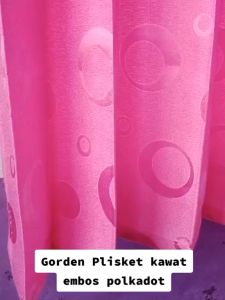 Gorden Nikita plisket kawat S gorden follkdot gorden jendela aesthetic gorden pintu gordengminimalis