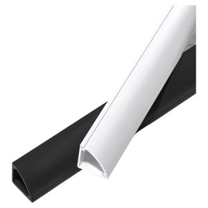 PVC Corner Wall Mount Cable Tray Invisible Hidden Wire Slot Organizer Fixed Bracket Home Interior Cable Management Accessories