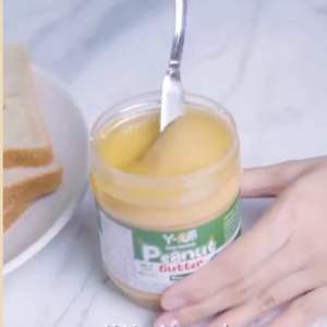 Y-Nut Natural Peanut Butter Pet Jar 1 Kg Selai Kacang Tanpa Gula Unsweetened