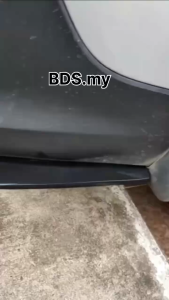 PROTON SAGA Rear Bumper Lip Diffuser Saga 2016-2026 Wrap Angle Splitters Spoiler Sport Black Carbon VVT