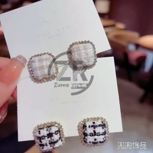 ANTING KOREA WANITA RETRO TITANIUM DIAMOND ELEGANT ANTING TUSUK GIWANG AKSESORIS FASHION ANT61