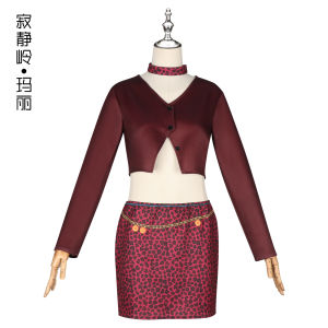 Silent Hill Nurse Mary Cosplay Costume Halloween Skirt Set Terror Role-playing Maria Silent Hill Nurse Outfit Halloween Party