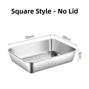 Food Grade Stainless Steel Food Storage Box