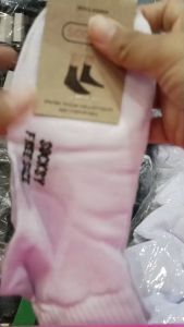 ถุงเท้านักเรียน ข้อกลาง Socksy สีขาวล้วน ระดับข้อเท้า ขนาด Free size แพ็ค 12 คู่ / 6 คู่ / 3 คู่ สินค้าพร้อมส่ง