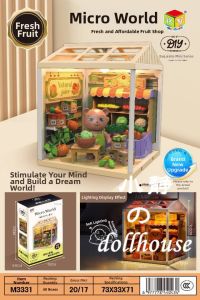 DIY 3D Room Model Assembly Toy