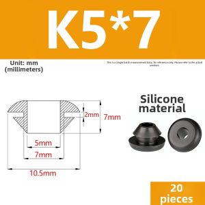 LANGSIMING | Quick Install Cable Protection Ring Rubber Snap-on Outlet Hole Protector