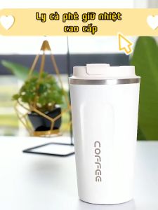 Ly giữ nhiệt chính hãng cốc giữ nhiệt COFFEE dung lượng 380ml và 500ml thiết kế sang trọng lịch lãm giữ nhiệt tốt lên đến 8h chất liệu Inox 304 bền đẹp và cực kỳ an toàn.