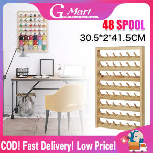 48 Spool Sewing Thread Holder Rack Wood Sewing Thread Stand Organizer Embroidery Storage Rack Holder Bracket Sewing-Thread-Rack