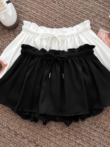 Váy Ngắn Xếp Ly Ren Ngọt Ngào Cạp Cao Cho Nữ Mùa Hè Váy Ngắn Thời Trang Váy Xếp Ly Váy Chữ A Váy Ngắn