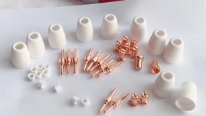 Tip Nozzle Plasma Cutter PT31 Udara Plasma Cutter 65pcs