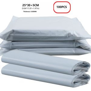 25*30cm Shipping Bags For Packaging Courier Bag Self Adhesive Seal White Mailing Bags Envelope Storage Bag Thicken Courier Bags
