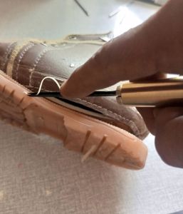 Jarum jahit sepatu Kuningan varian 4 jarum berbeda bongkar pasang