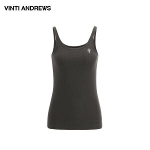 High Elastic Ribbed Squared Collar Tank Top