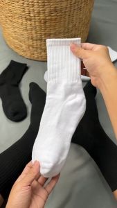 Combo 10 đôi tất cổ cao cổ trung nam nữ GOMTAT chất liệu cotton có đệm lót xù giữ ấm êm chân - TATXU-COCAO-TRON-CB10