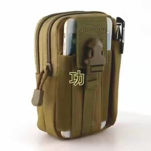 Tactical Waist Leg Bag Thickened Oxford Cloth Wear Resistant Multi Layer Storage Adjustable Molle Pouch Lightweight Fanny Pack
