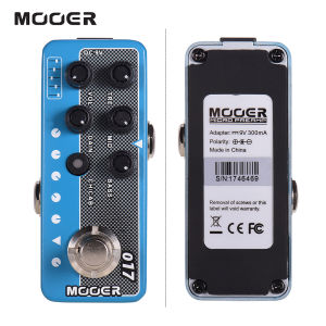 MOOER 017 Cali Mkiv Digital Preamp Guitar Effect Pedal Multi-Effects Dual Channels 3 Speaker Cab Simulation Guitar Pedal
