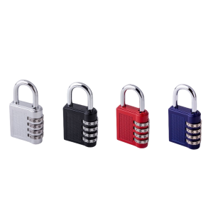 Resettable 3-4 Digit Number Combination Padlock Suitable for Suitcase and Storage Cabinet