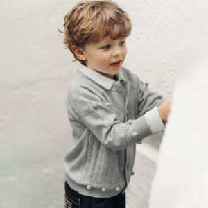 EMXEE | Light Thin Wool Cardigan for Children