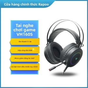 Rapoo | Tai Nghe Chơi Game RGB 7.1 Âm Thanh Bao Quanh E-Sports Hủy Tiếng Ồn Có Micro USB Dây