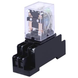 DELIXI Electric | DC 24V Relay with Base 8-pin Narrow Footprint