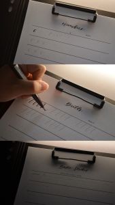 PART II - Brush Calligraphy Workbook: Uppercase + Numbers 第二阶段英文软头笔手写练习本子: 大写字母 + 号码