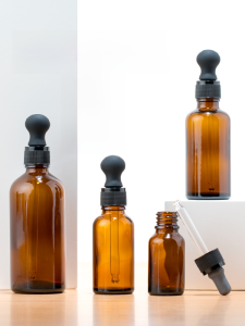 Brown Dropper Dark Glass Sub-Bottle Travel Skincare Drip Bottle Essential Oil Pure Dew Essence Liquid Foundation Empty Bottle