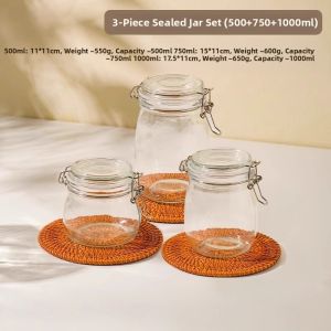 Hourleey | Glass Food Grade Storage Jar