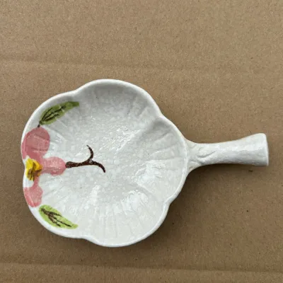 Creative Ceramic Ink Tray Calligraphy Writing Ink Pool Pen Resting Tray Multi Functional Ink Dish for Business And Cultural Use