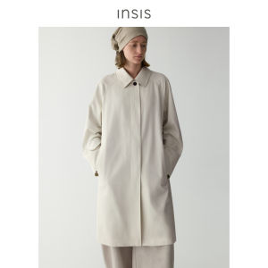 INSIS FEMME | Double-Faced Long Staple Cotton Trench Coat