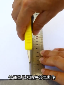 Aluminum Alloy Ruler Non Slip High Precision Multi Functional Cut Resistant Sewing Process Drawing Measuring Cloth Professionals