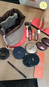 KUDSUN กระเป๋าเครื่องสําอาง กระเป๋าเครื่องสําอางค์ กระเป๋าเครื่องสําอางค์พกพา กระเป๋าจัดระเบียบ กระเป๋าเสริมเดินทาง