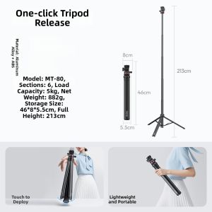 Ulanzi | Portable One-Touch Extendable Tripod Light Stand
